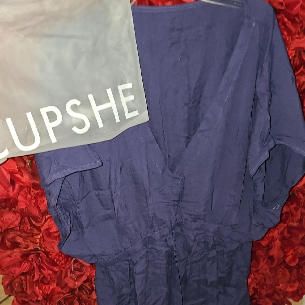 Cupshe NWT Women's Blue Purple Swimsuit Cover Up Size XLarge